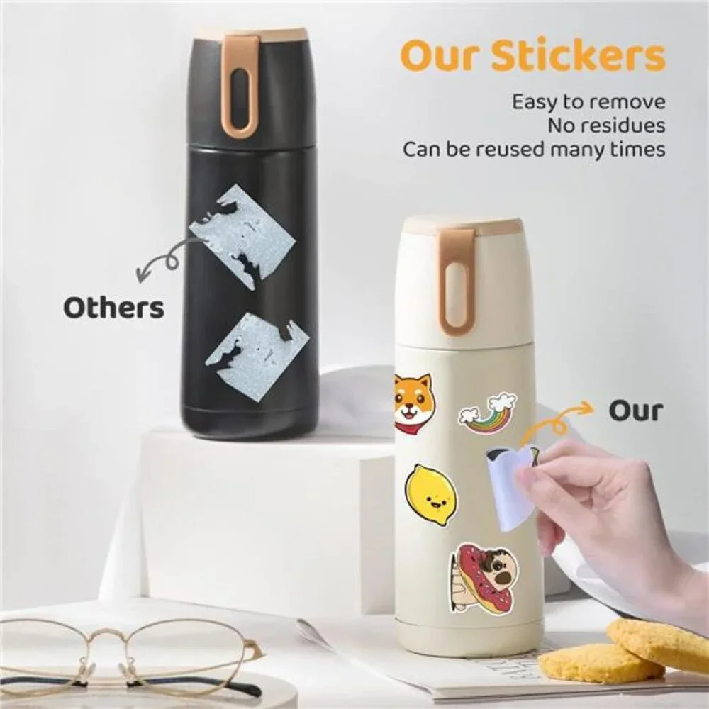 200 PCS Water Bottle Stickers for Kids Teens, Cute Vinyl Laptop‎ Sticker